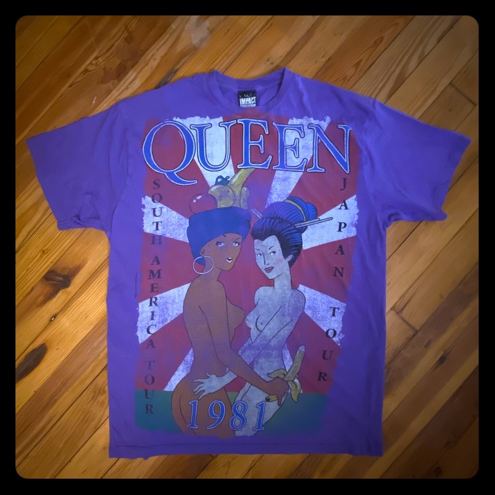 Rare Vintage Impact Merchandising Queen T shirt.